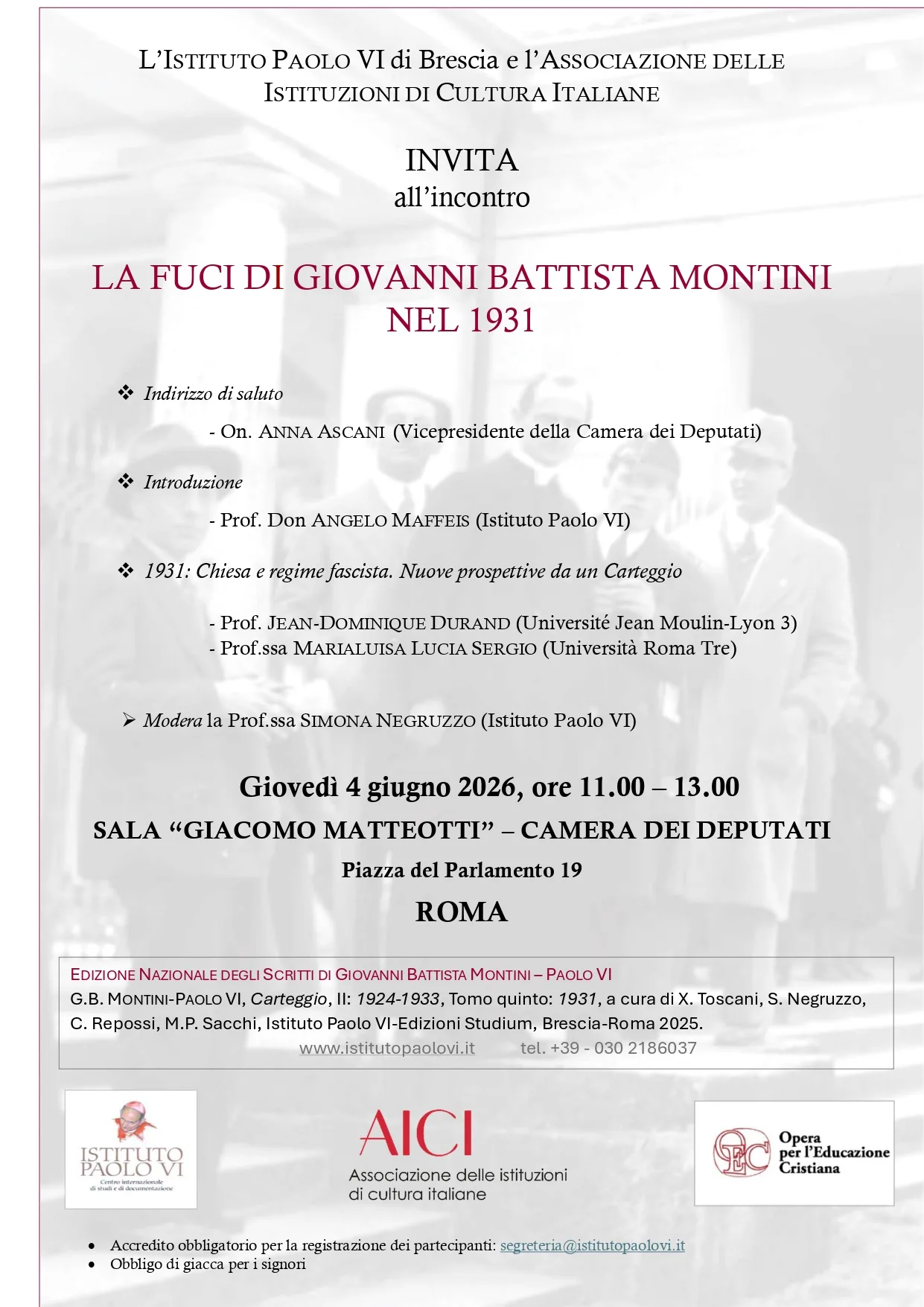 Invito presentazione Carteggio 1931 – Roma, 4 giugno 2026_page-0001