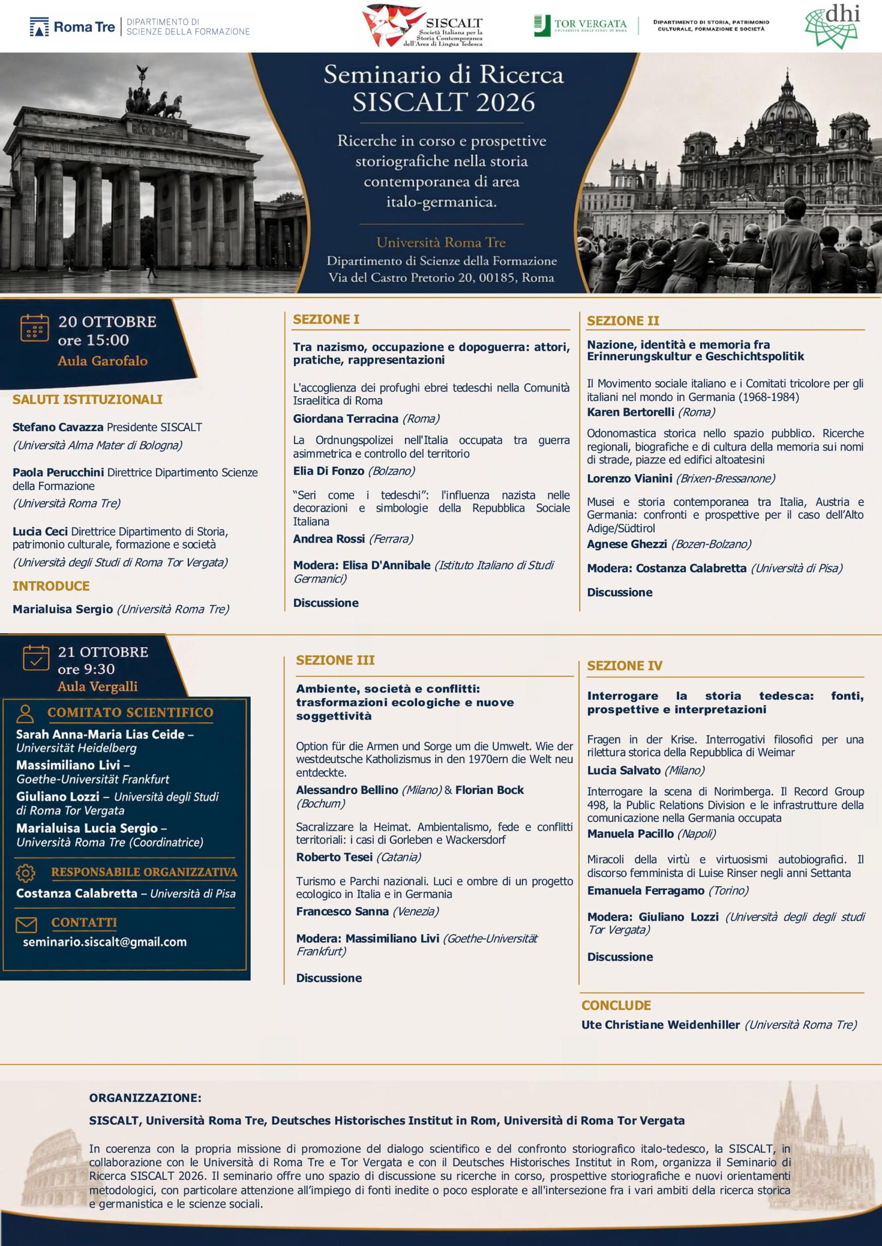 locandina Seminario di Ricerca Siscalt 2026